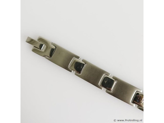 Stainless steel men's bracelet - afbeelding 4 van  6