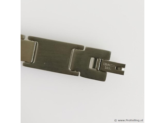 Stainless steel men's bracelet - afbeelding 6 van  6