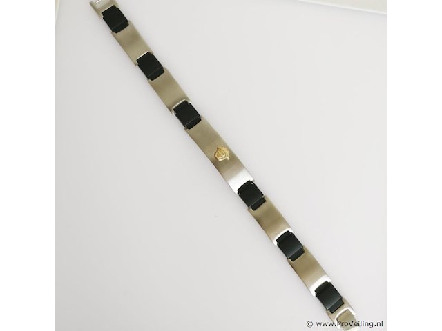 Stainless steel men's bracelet - afbeelding 1 van  6