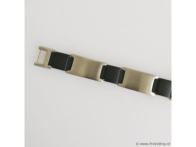 Stainless steel men's bracelet - afbeelding 3 van  6