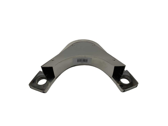 Stainless steel shaft holder for marine applications - durable, corrosion-resistant, polished design - afbeelding 1 van  3