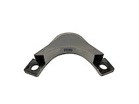 Stainless steel shaft holder for marine applications - durable, corrosion-resistant, polished design - afbeelding 1 van  3