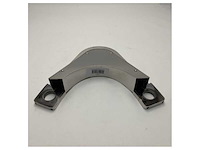 Stainless steel shaft holder for marine applications - durable, corrosion-resistant, polished design - afbeelding 2 van  3