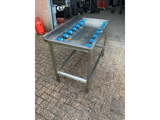 Stainless steel table washing machine - afbeelding 2 van  3