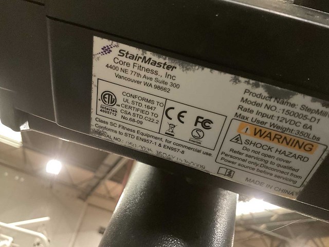 Stairmaster 150005-d1 step mill - afbeelding 6 van  6