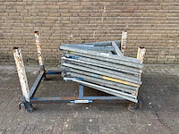 Stalen a-voet voor schrikhek (11x) - afbeelding 1 van  2