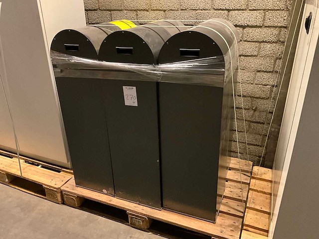 Stalen afvalemmer (6x) - afbeelding 1 van  3