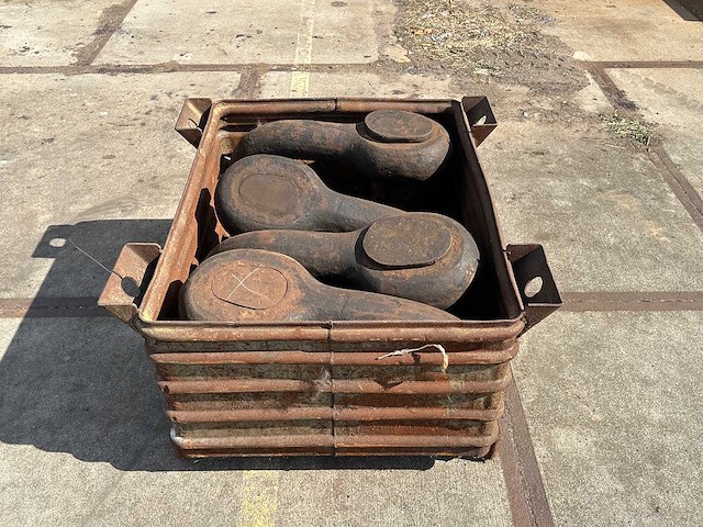 Stalen anker d-sluiting 260 kg (4x) - afbeelding 1 van  4
