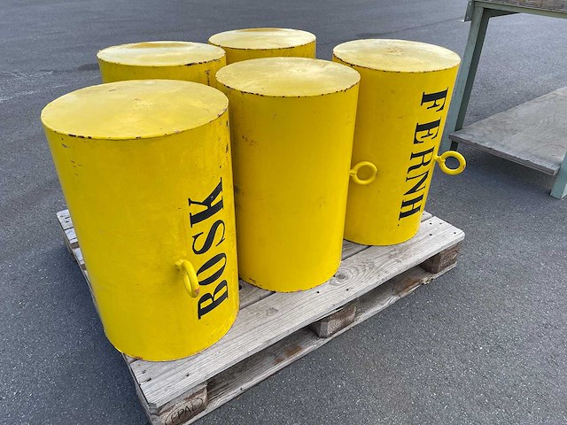 Stalen boei/drijver (5x) - afbeelding 1 van  4