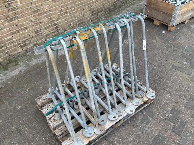 Stalen bouwhekvoet (10x) - afbeelding 2 van  2