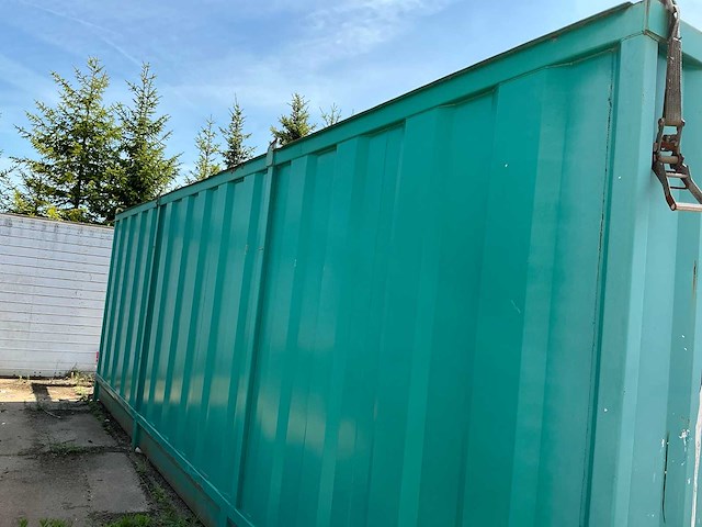 Stalen chemische opslagcontainer / milieucontainer met lekbak - afbeelding 11 van  17