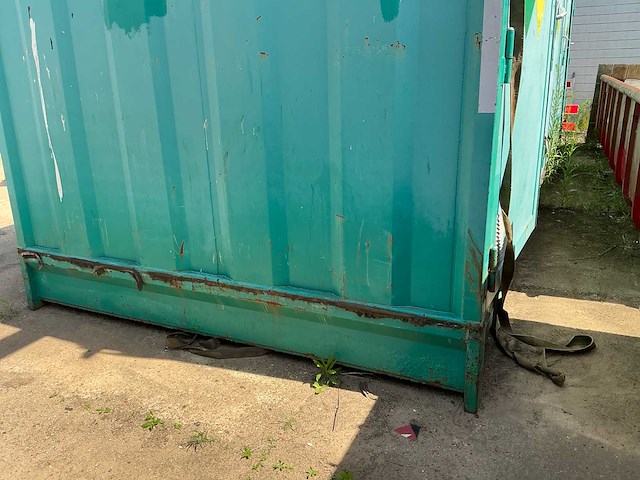 Stalen chemische opslagcontainer / milieucontainer met lekbak - afbeelding 12 van  17