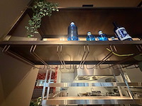 Stalen design glazenhouder frame - afbeelding 4 van  6