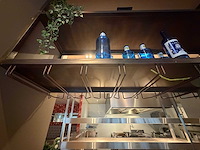 Stalen design glazenhouder frame - afbeelding 5 van  6