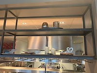 Stalen design glazenhouder frame - afbeelding 6 van  6