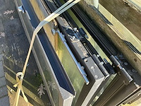 Stalen deuren+kozijnen zwart een complete pui - afbeelding 3 van  14