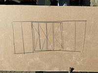 Stalen deuren+kozijnen zwart een complete pui - afbeelding 7 van  14