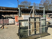 Stalen deuren+kozijnen zwart een complete pui - afbeelding 9 van  14