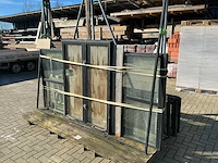 Stalen deuren+kozijnen zwart een complete pui - afbeelding 10 van  14