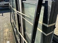 Stalen deuren+kozijnen zwart een complete pui - afbeelding 12 van  14