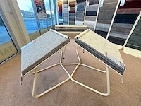 Stalen display met samples vloerbedekking (10x) - afbeelding 2 van  3