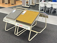 Stalen display met samples vloerbedekking (20x) - afbeelding 2 van  6
