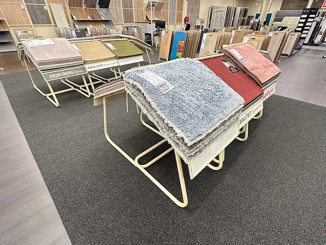 Stalen display met samples vloerbedekking (26x) - afbeelding 4 van  4