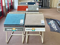Stalen display met samples vloerbedekking (28x) - afbeelding 4 van  4