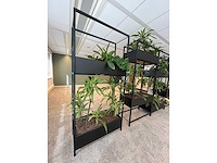 Stalen divider met planten 400cm - afbeelding 12 van  14
