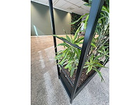 Stalen divider met planten 400cm - afbeelding 13 van  14