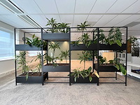Stalen divider met planten 400cm - afbeelding 1 van  14