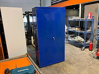 Stalen dubbele deur opslagkast - afbeelding 1 van  6