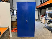 Stalen dubbele deur opslagkast - afbeelding 2 van  6