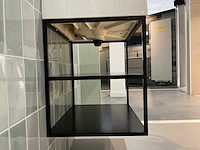 Stalen frame mat zwart - badmeubelset 60 cm - afbeelding 7 van  7