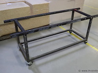 Stalen frame/onderstel, verrijdbaar - afbeelding 1 van  4