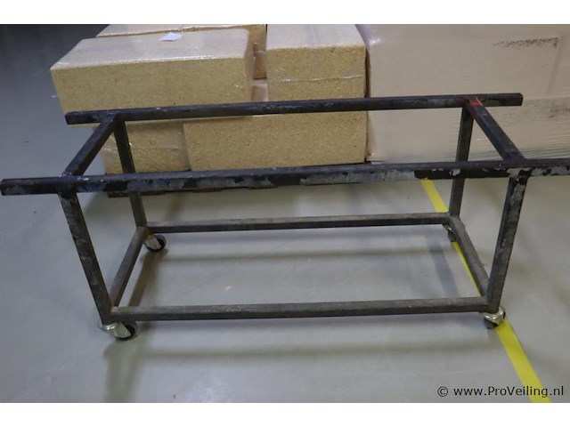 Stalen frame/onderstel, verrijdbaar - afbeelding 3 van  4