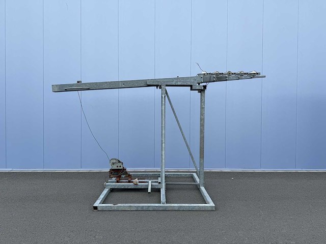 Stalen gegalvaniseerde bouwlamp telescoopmast (2x) - afbeelding 3 van  7