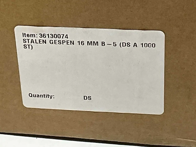 Stalen gespen 16mm (1000x) - afbeelding 3 van  4