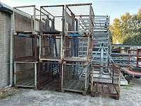 Stalen gitterbox met voorklep (10x) - afbeelding 4 van  5