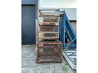 Stalen gitterbox met voorklep (10x) - afbeelding 5 van  5
