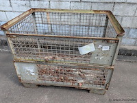 Stalen gitterbox - afbeelding 1 van  2