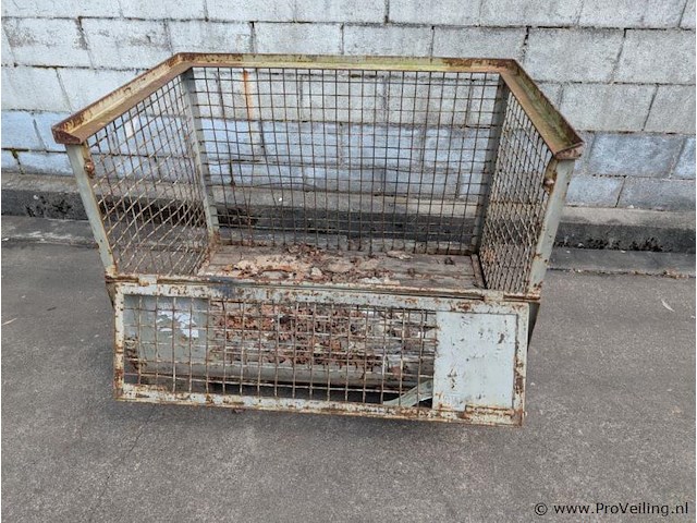 Stalen gitterbox - afbeelding 2 van  2