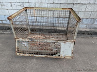 Stalen gitterbox - afbeelding 2 van  2