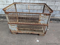 Stalen gitterbox - afbeelding 1 van  1