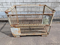 Stalen gitterbox - afbeelding 1 van  1