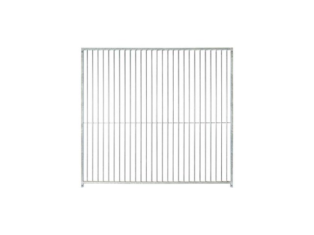 Stalen hondenkennel verzinkt - 200x200x184 cm - afbeelding 5 van  6