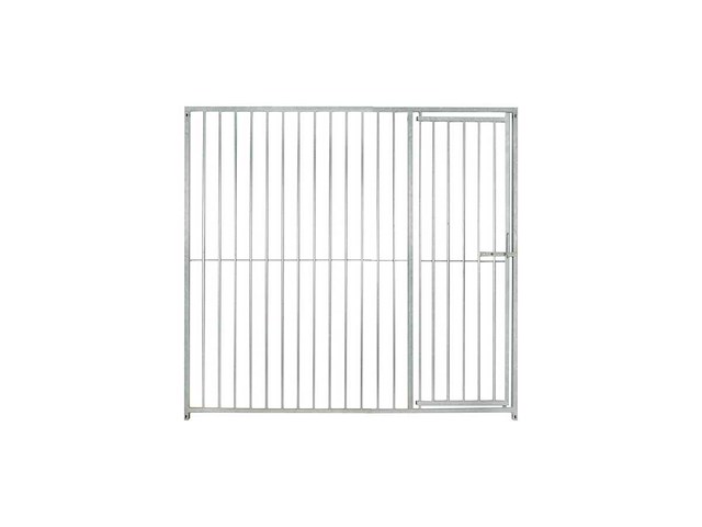 Stalen hondenkennel verzinkt - 200x200x184 cm - afbeelding 6 van  6