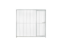 Stalen hondenkennel verzinkt - 200x200x184 cm - afbeelding 6 van  6