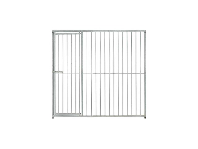 Stalen hondenkennel verzinkt - 200x200x184 cm - afbeelding 6 van  6
