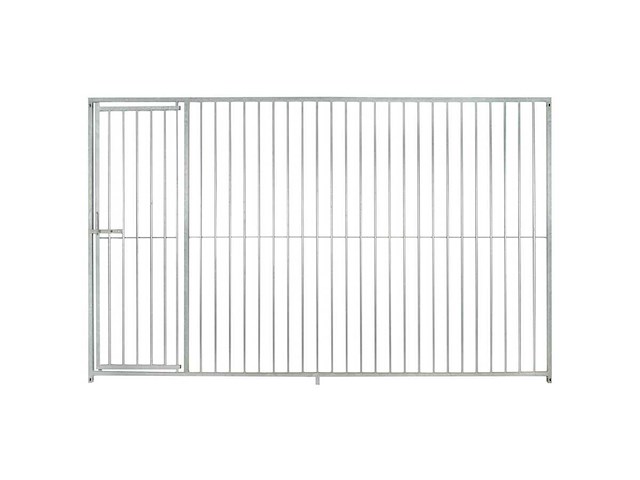 Stalen hondenkennel verzinkt - 200x300x184 cm - afbeelding 3 van  5
